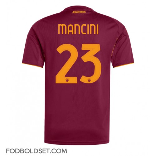AS Roma Gianluca Mancini #23 Hjemmebanetrøje 2025-26 Kortærmet AS Roma Gianluca Mancini #23 Hjemmebanetrøje 2025-26 Kortærmet